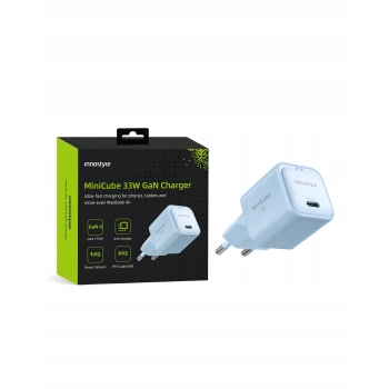INNOSTYLE SZYBKA ŁADOWARKA KOSTKA USB-C 33W USB TYP C GAN II DO SAMSUNG LED