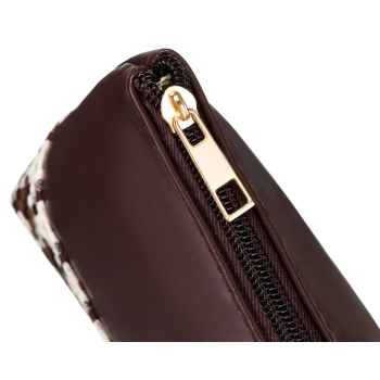 Kosmetyczka damska podróżna mała saszetka stylowa pepitka