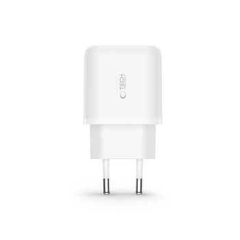 TECH-PROTECT C20W 2-PORT NETWORK CHARGER PD20W/QC3.0 WHITE