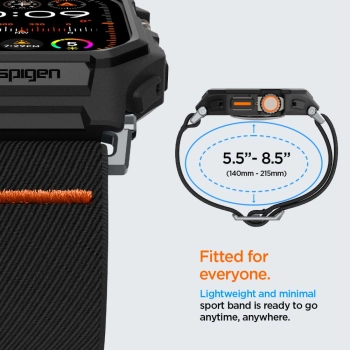SPIGEN LITE FIT PRO APPLE WATCH ULTRA 1 / 2 (49 MM) MATTE BLACK