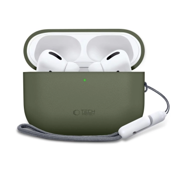 TECH-PROTECT SILICONE APPLE AIRPODS PRO 3 OLIVE GREEN