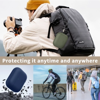 TECH-PROTECT SILICONE APPLE AIRPODS PRO 3 BLACK