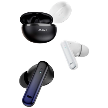 Słuchawki Bluetooth USAMS Echo E02 TWS   ANC+ENC bezprzewodowe czarny