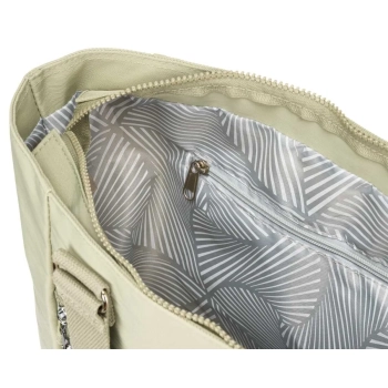 Nylonowy, pojemny shopper damski - Peterson