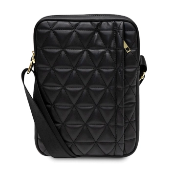 Guess Torba GUTB10QLBK 10 czarna/blackQuilted Tablet Bag