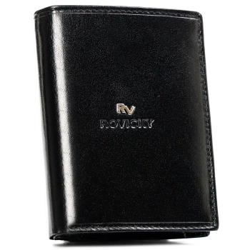 Elegancki, skórzany portfel męski - Rovicky