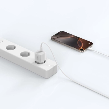 Ładowarka sieciowa Tech-Protect NCM25 USB-C PD 25W - biała