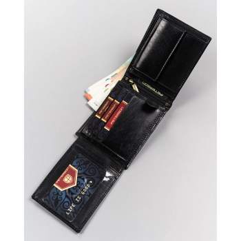 PETERSON PREMIUM portfel męski skórzany + pudełko