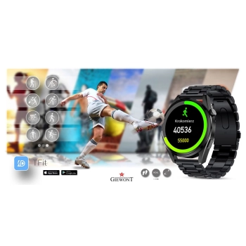 Smartwatch GIEWONT Vertex SmartCall elegancki do noszenia
