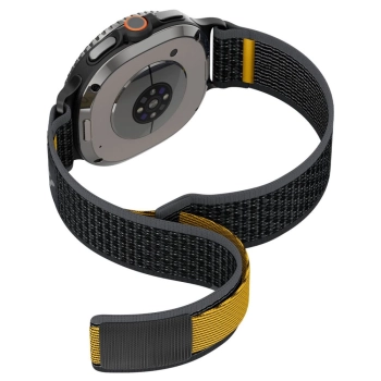 Pasek Spigen Athlex Air na Samsung Galaxy Watch 40 / 44 / 46 mm - czarno-żółty