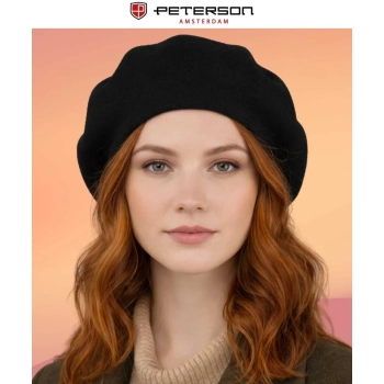 Beret czarny elegancki do codziennego noszenia i stylizacji