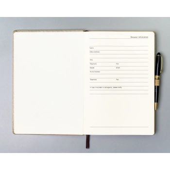 Peterson notes notatnik z gumką planer w kropki zeszyt organizer B5