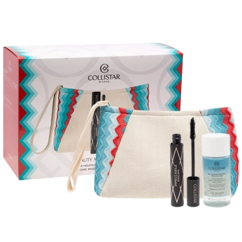 Zestaw Collistar Impeccabile Ultra Black Mascara 14ml + Mini Make-Up Remover 35ml + Pouch