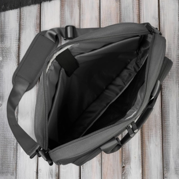 Torba na laptopa materiałowa unisex lekka do ręki na ramię