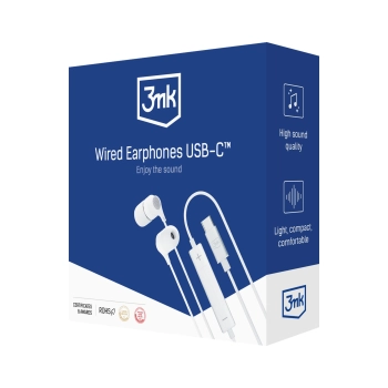Accessories - 3mk Wired Earphones USB-C