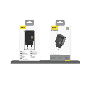Ładowarka Dudao A26 PD20W GaN USB-C - czarna
