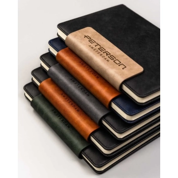 Elegancki notes w twardej oprawie A5 notatnik w linie planer organizer
