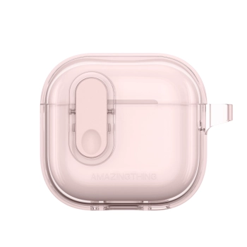 Etui AMAZINGTHING Minimal Case do AirPods 4 - różowe