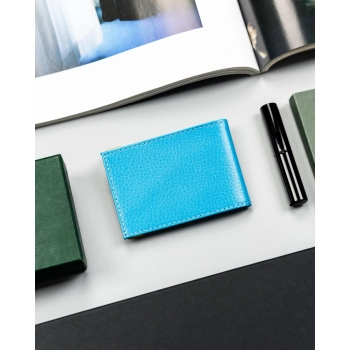 Etui na karty skórzane 301-BL-BLUE