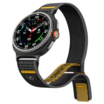 Pasek Spigen Athlex Air na Samsung Galaxy Watch 40 / 44 / 46 mm - czarno-żółty