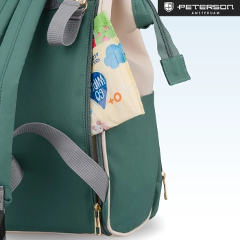 Torba na wózek plecak dla mamy mommy bag organizer do wózka Peterson