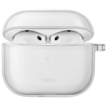 UNIQ etui Glase AirPods 4                przezroczysty/glossy clear