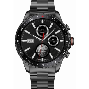Smartwatch Męski GRAVITY GT16-2 Black / Czarna Bransoleta