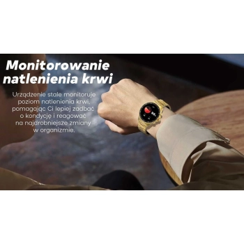 Smartwatch Męski GRAVITY GT16-2 Black / Czarna Bransoleta