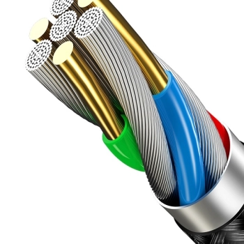 USAMS Kabel pleciony U5 2A lightningczerwony/red 1,2m SJ220IP02 (US-SJ220)