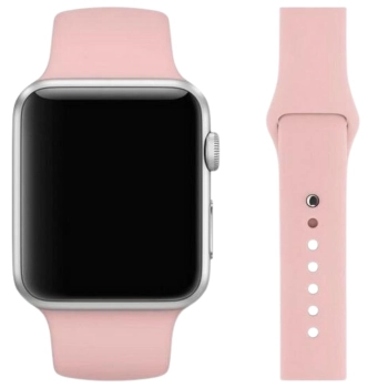 Mercury pasek Silicon Apple Watch 42/44/45 mm różowy/pink