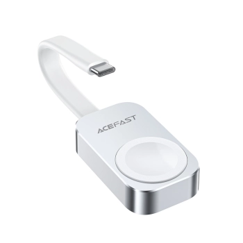 Ładowarka bezprzewodowa Acefast E21 5W do Apple Watch - srebrna