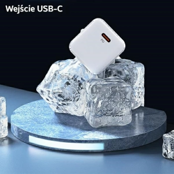 USAMS Ład. siec. 1xUSB-C T45 30WPD3.0 Fast Charging +kabel U63 USB-C/Lightning czarny/black UXTZH01 (USAMS-UX)