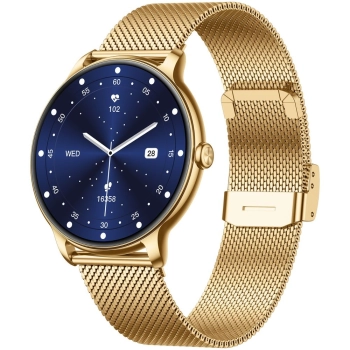 Smartwatch Gravity Złoty Pasek + Bransoleta GT31-1