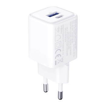 Accessories -  3mk Hyper Charger PD 33W GaN QC4+ PPS AFC FCP SCP 1A1C  White