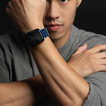 UNIQ pasek Dante Apple Watch Series1/2/3/4/5/6/7/8/9/SE/SE2 38/40/41mm Stainless Steel niebieski/cobalt blue
