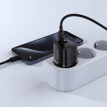 PALPRO SZYBKA ŁADOWARKA DO TELEFONU 2X USB-C USB-A KOSTKA DO ŁADOWARKI 30W
