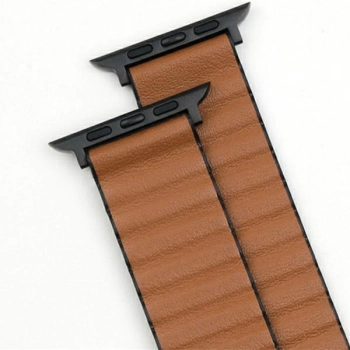 Beline pasek Apple Watch Magnetic Pro38/40/41mm czarno/brązowy black/brown box