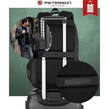 Plecak podróżny z miejscem na laptopa Peterson pojemny ergonomiczny