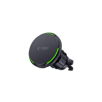 TECH-PROTECT MM15W-V7 QI2 MAGNETIC MAGSAFE DASHBOARD & VENT CAR MOUNT WIRELESS CHARGER 15W BLACK