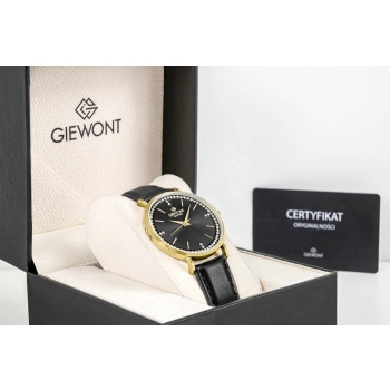 Zegarek Damski Giewont Sapphire Złoto Czarny GW5390-A4