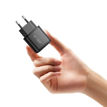 Ładowarka sieciowa Tech-Protect NCA20 PD 20W / QC3.0 USB-A / USB-C- czarna