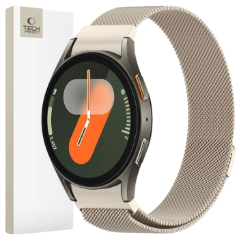 TECH-PROTECT MILANESEBAND SAMSUNG GALAXY WATCH 4 / 5 / 5 PRO / 6 / 7 / FE STARLIGHT