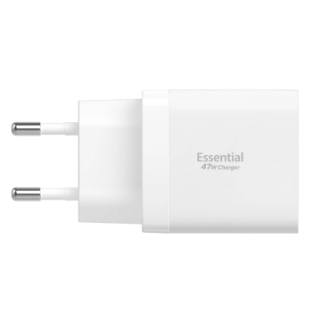 SPIGEN ESSENTIAL EE472EU 2-PORT NETWORK CHARGER 47W WHITE