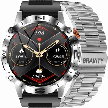 Smartwatch Gravity do codziennego noszenia i aktywności