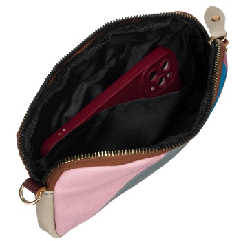 Saszetka damska torebka skórzana listonoszka śliczna na ramię crossbody
