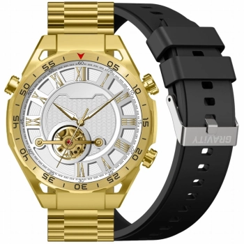 Smartwatch Gravity do codziennego noszenia elegancki zegarek