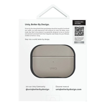 UNIQ etui Lyden DS AirPods Pro 2 gen(2022/2023) beżowo-zielony/ivory-lichen green