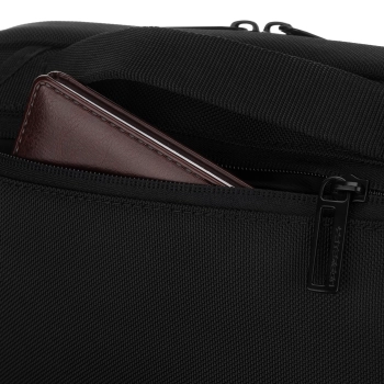Saszetka Peterson na ramię nerka listonoszka torba czarna crossbody miejska