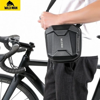 WILDMAN Etui/uchwyt na rower E18 3L      sakwa na ramę czarna/black