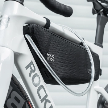 Torba rowerowa Rockbros na ramę pod rurę górną 2,9l - czarna